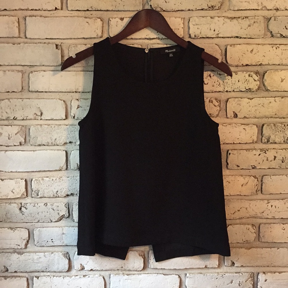 Madewell back slit tank